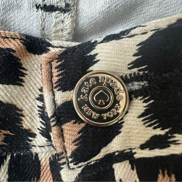 Kate Spade Broome Street Leopard Print Jeans Sz 26 - Picture 13 of 16